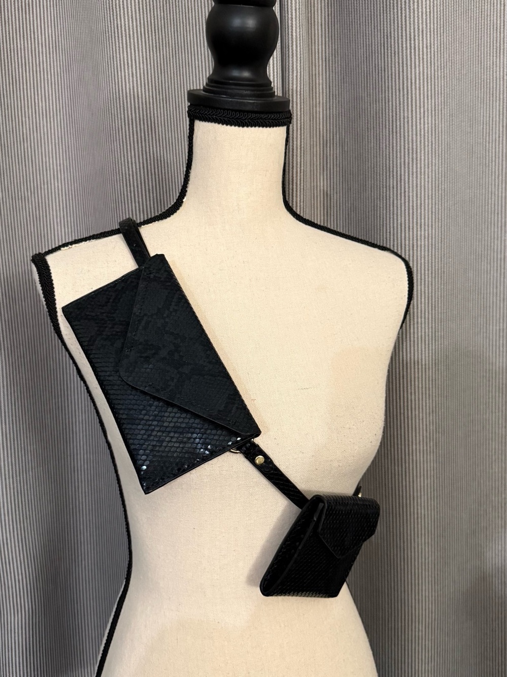 Zara double pocket belt bag